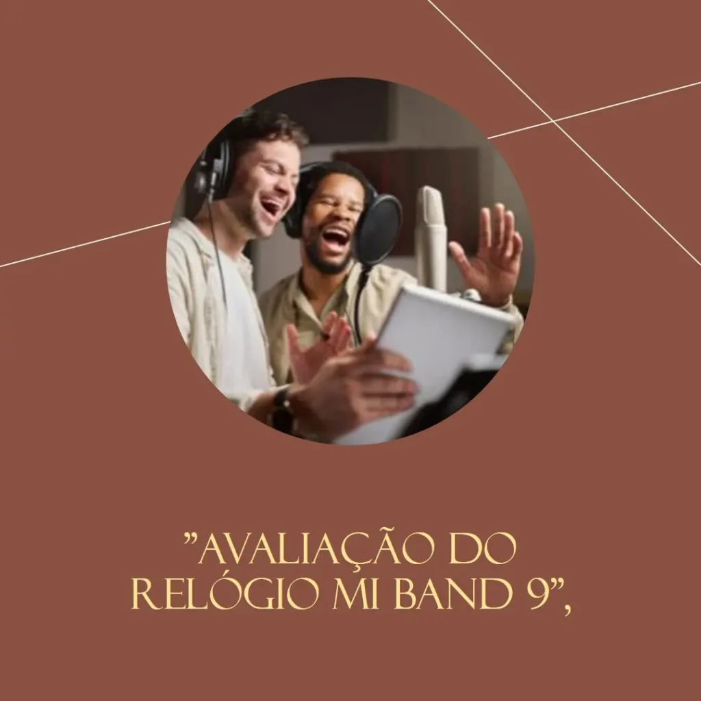 Relógio Mi Band 9 Smart-Band 9: Tela AMOLED 1,62", Impermeável e 150 Modos Esportivos