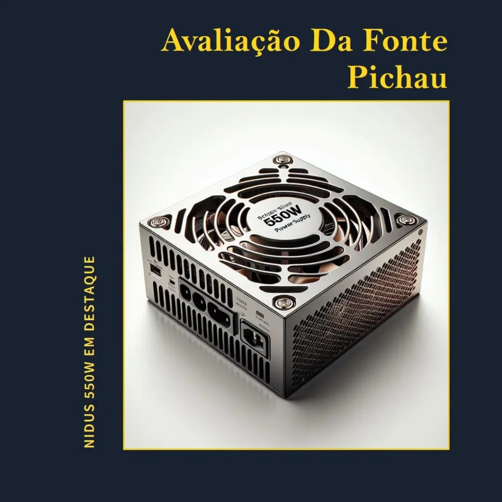 Fonte Pichau Nidus 550L: Desempenho e Eficiência para seu PC