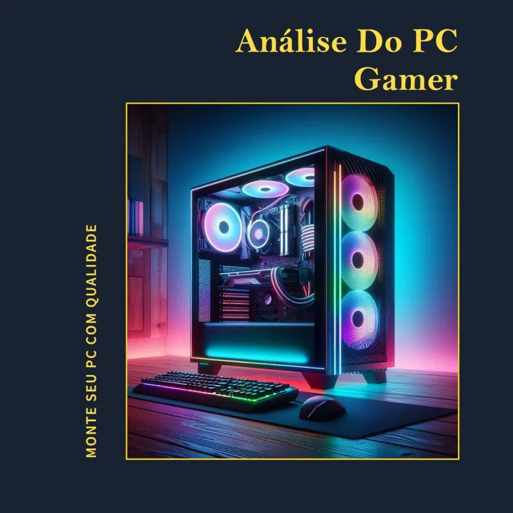 Monte seu PC: Intel i5-10400F, RTX 3060, 16GB, 512GB SSD