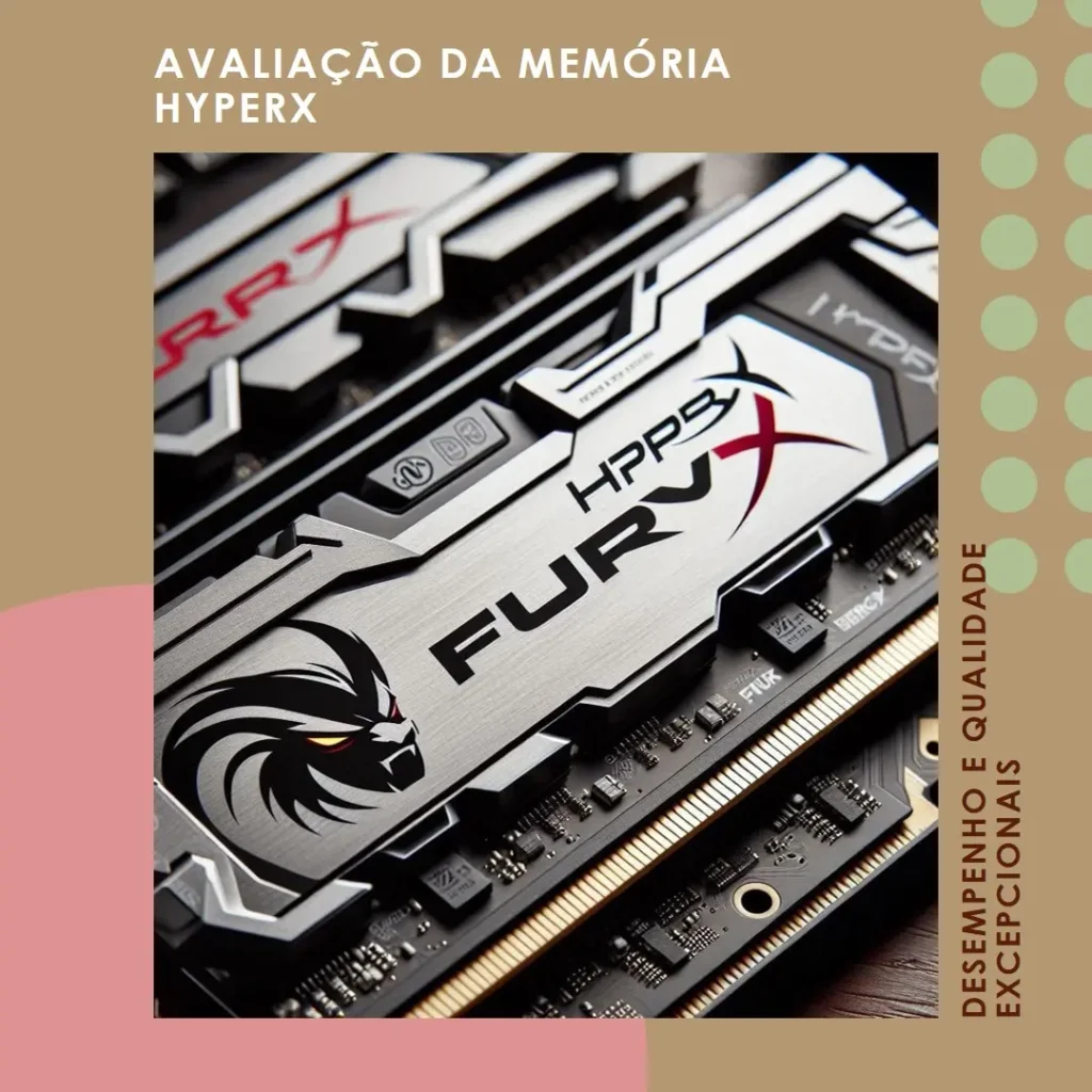 Memória HyperX Fury 16GB DDR4 3200MHz para Desktops