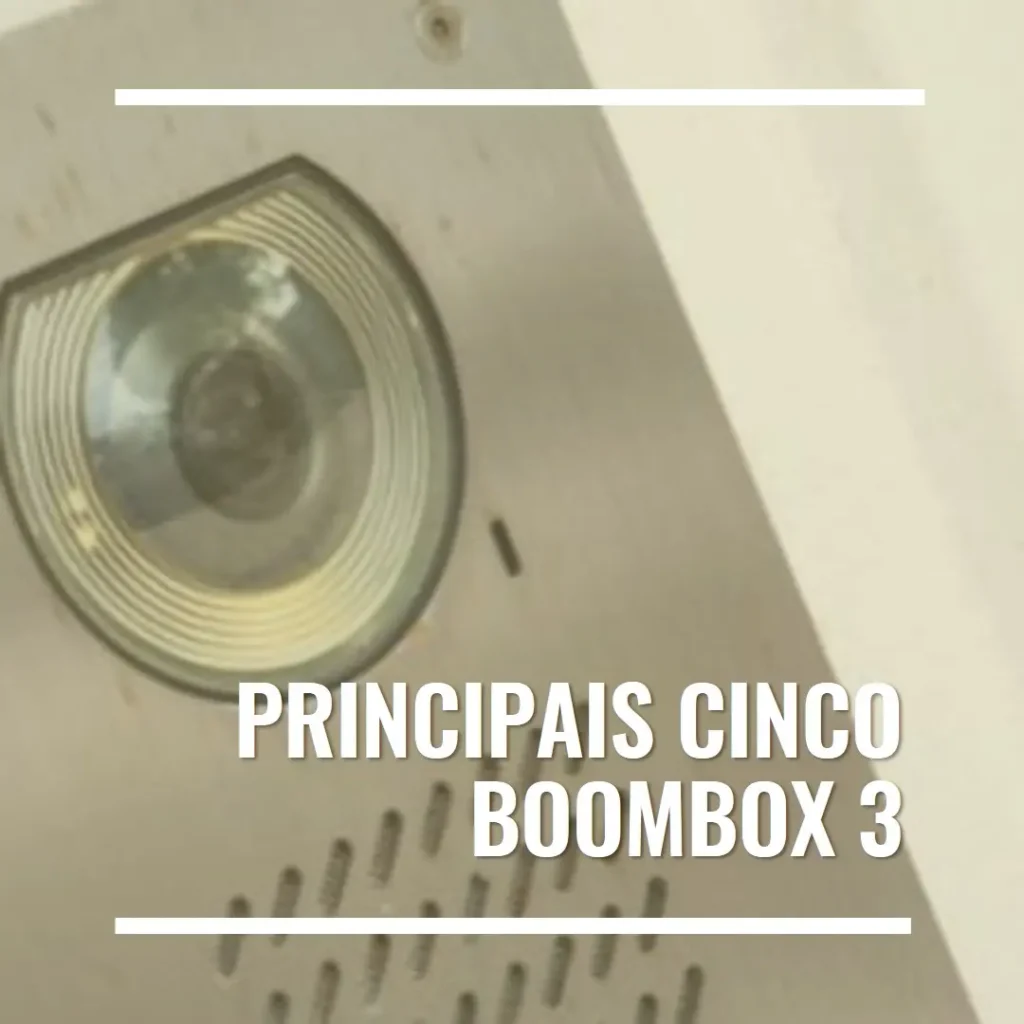 Principais Cinco Boombox 3 camuflada