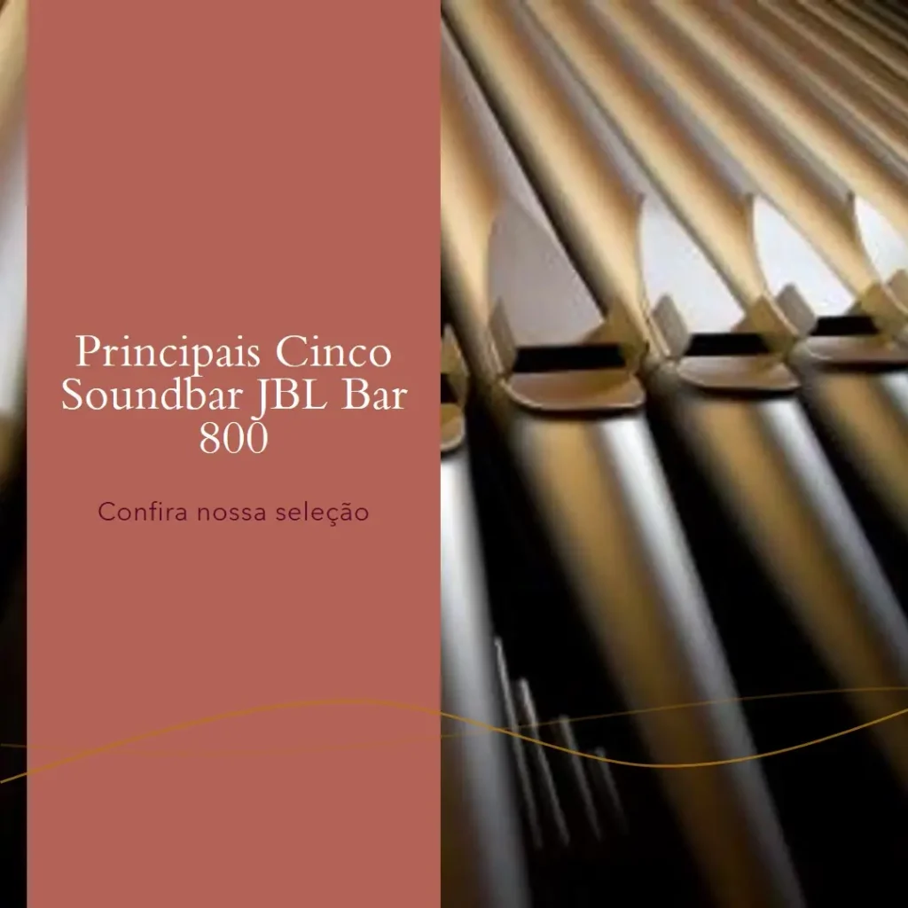 Principais Cinco soundbar JBL bar 800