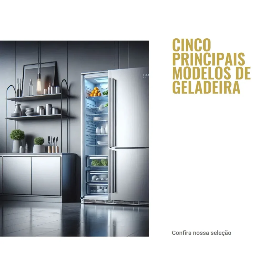 Cinco Principais Modelos de  geladeira inox frost free Brastemp