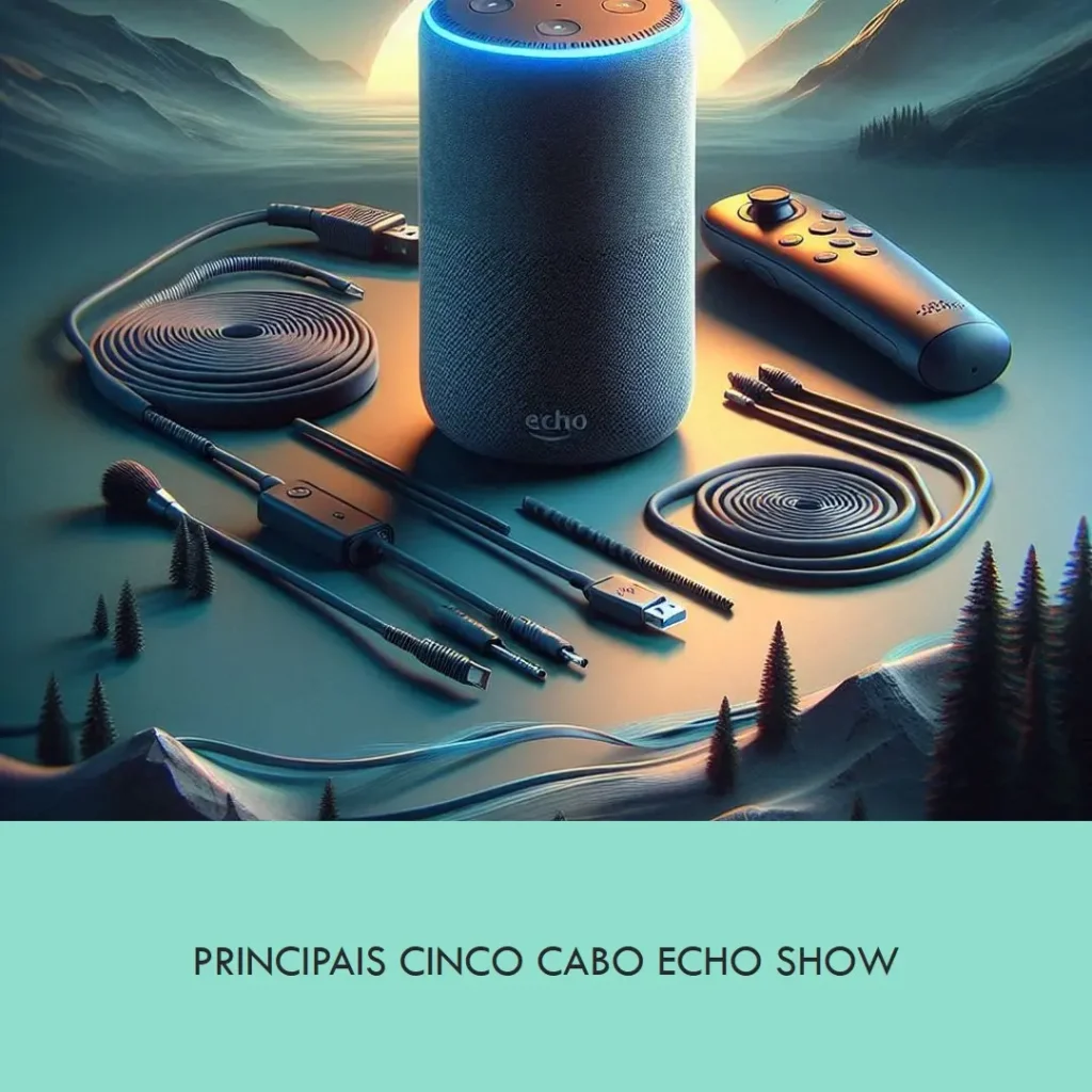 Principais Cinco cabo Echo Show