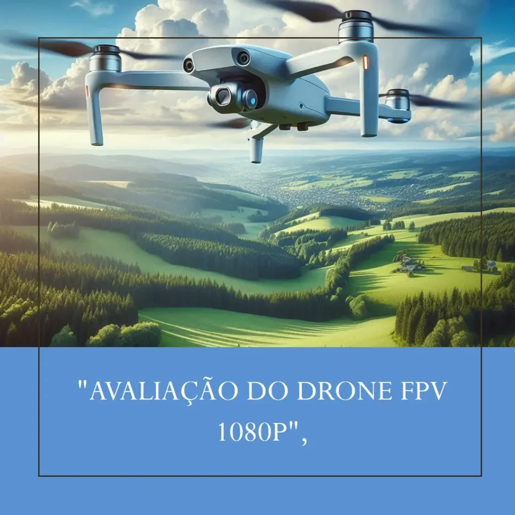 Drone com câmera FPV 1080P e partida com uma tecla