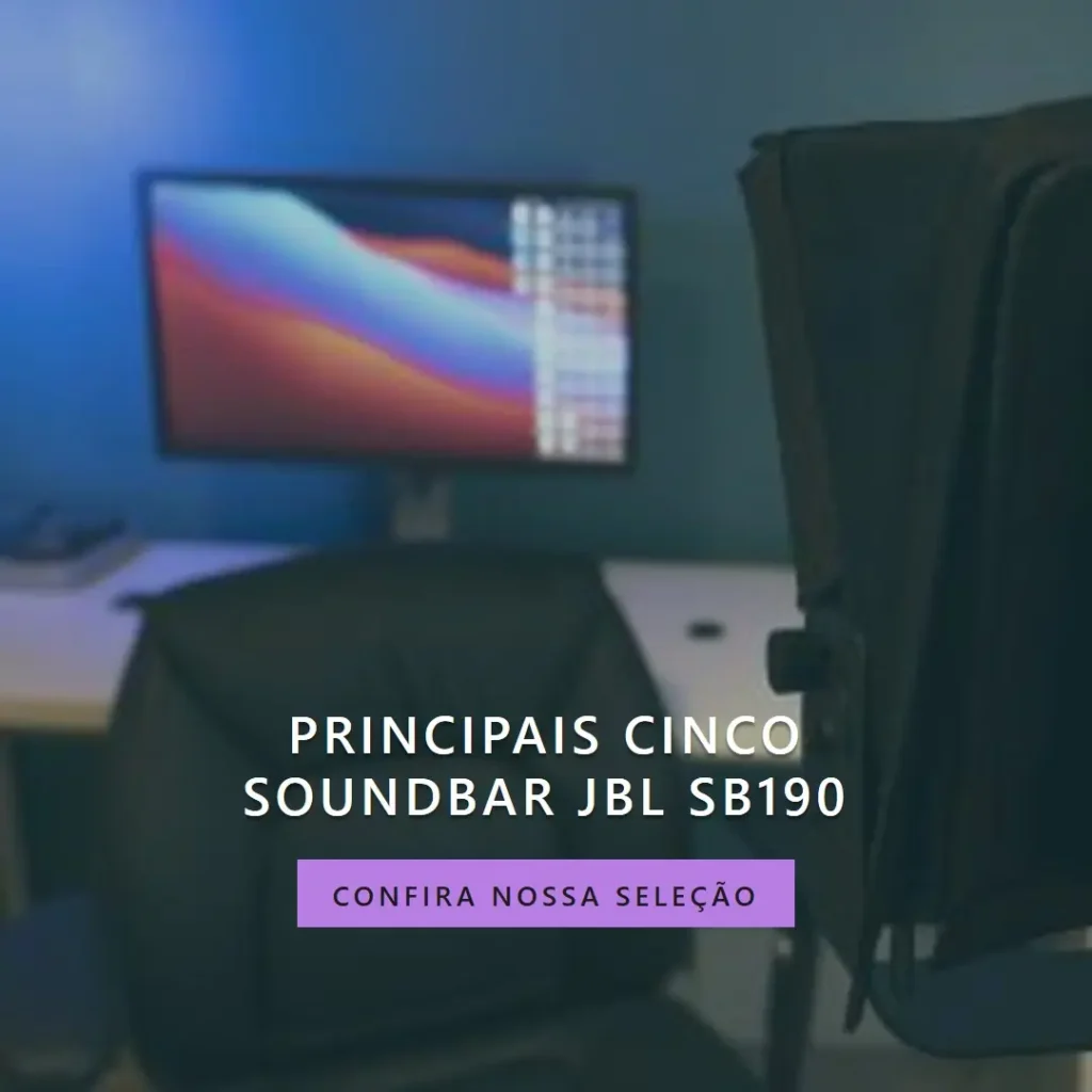 Principais Cinco  soundbar JBL sb190