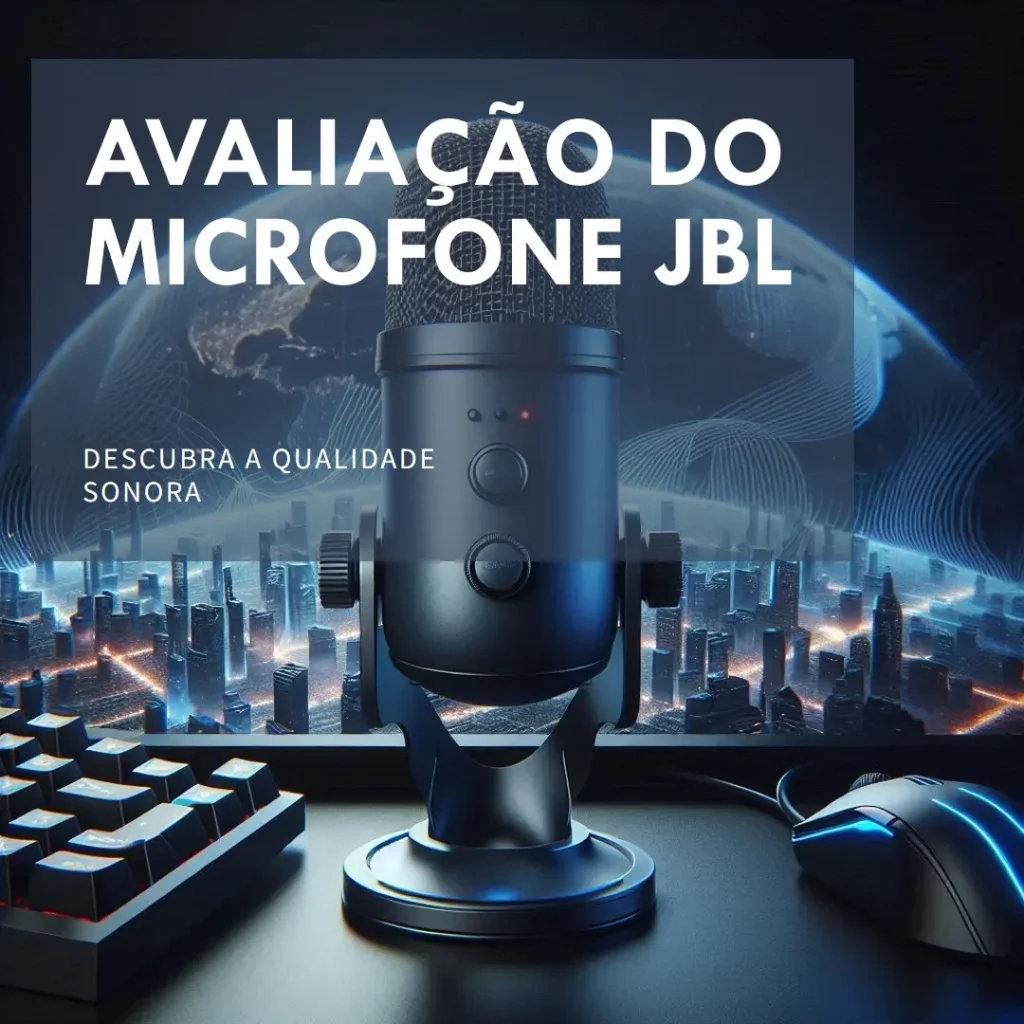 JBL Quantum Stream Studio: Microfone Condensador RGB para Streaming e Podcast