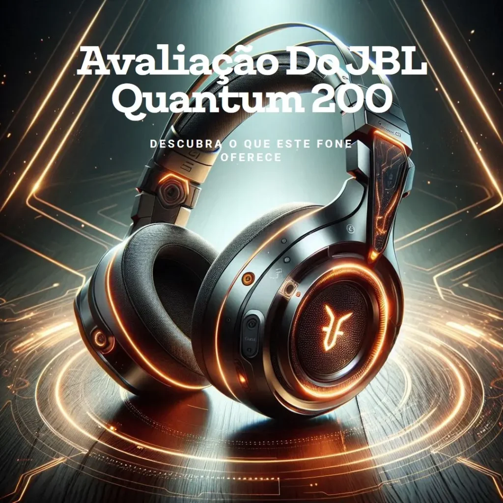JBL Quantum 200 – Fone de Ouvido Gamer com Som Imersivo