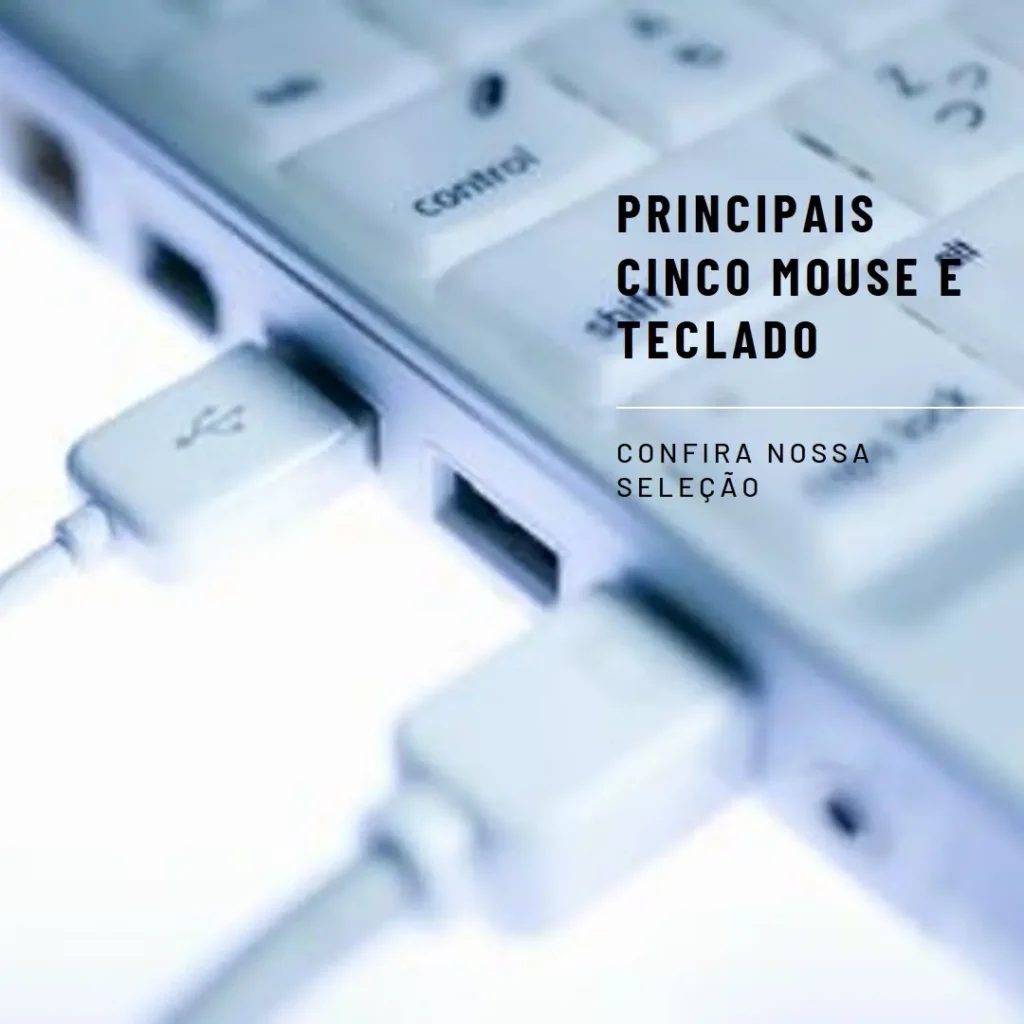 Principais Cinco mouse e teclado Apple