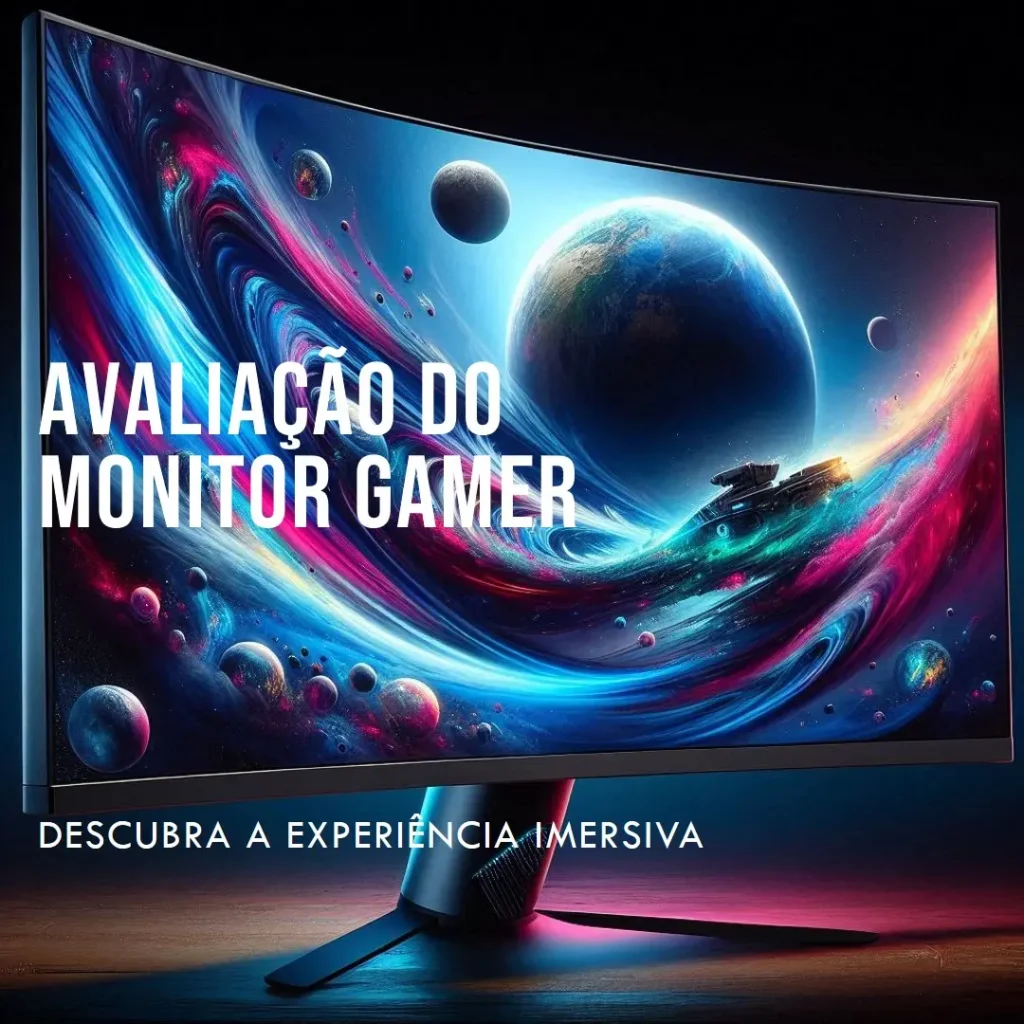 Monitor Gamer 34" Curvo 1ms, 165Hz, UltraWide (QHD) - HQ Premium HQ34C16: Desempenho e Imersão para Gamers Exigentes