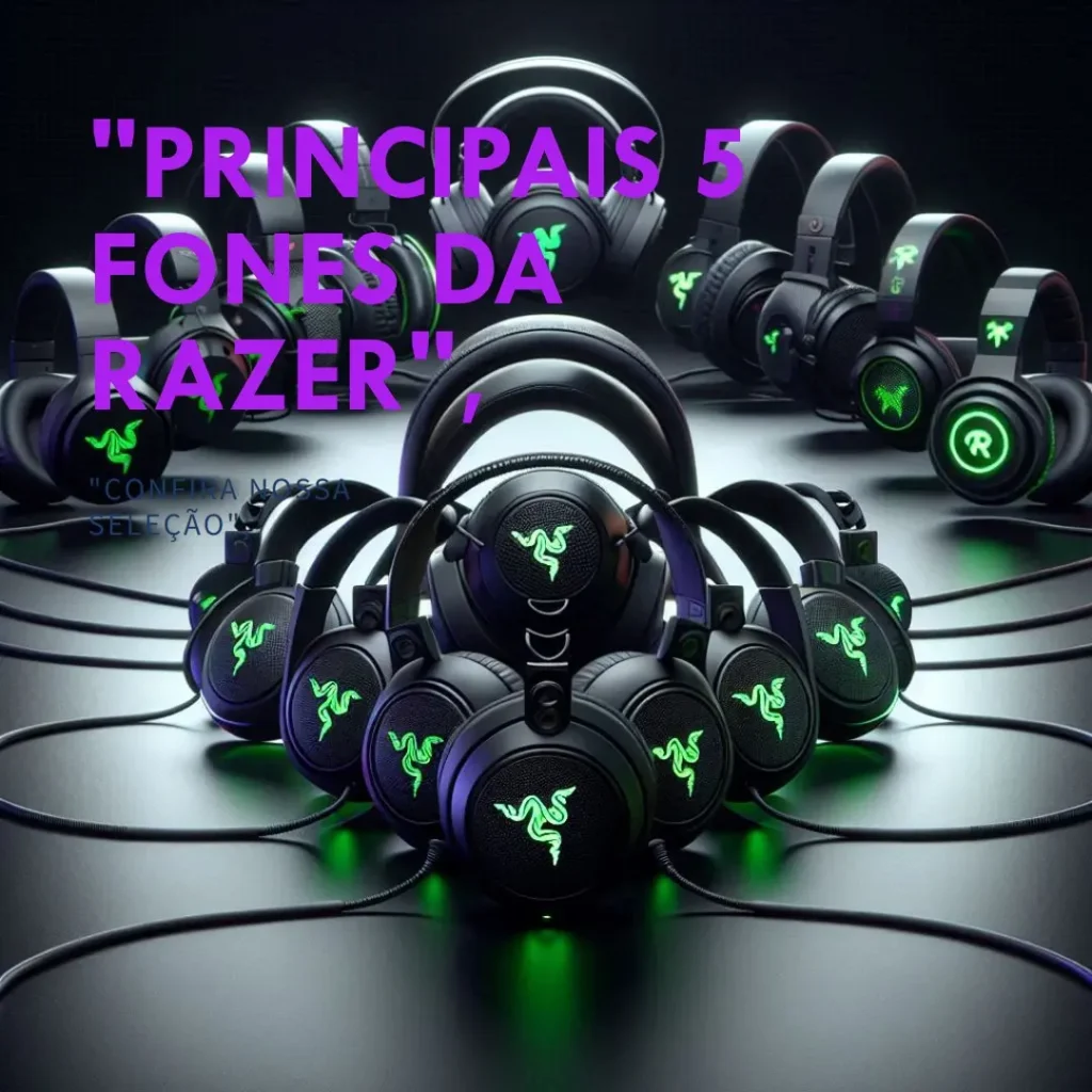 Principais 5 fone da Razer
