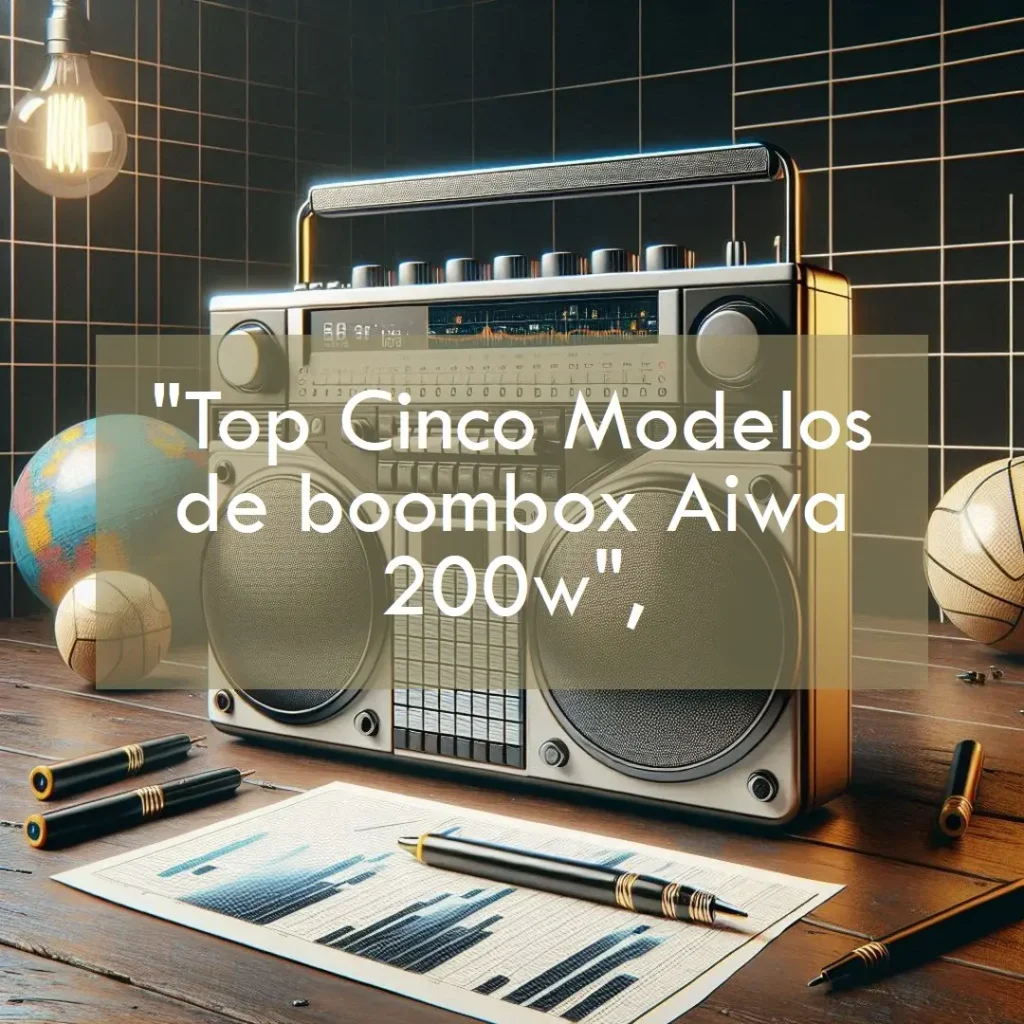 Top Cinco Modelos de boombox aiwa 200w