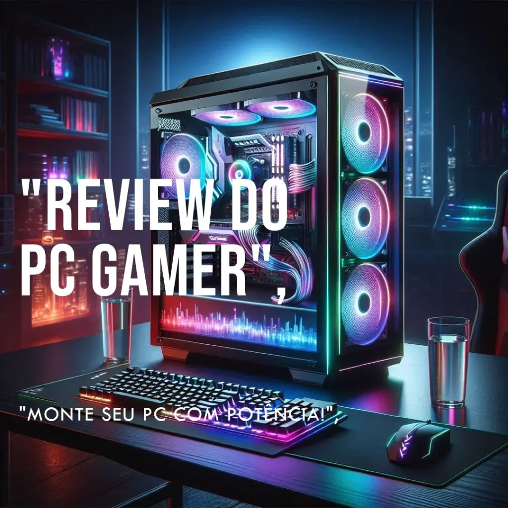 Monte seu PC: Intel i7-14700F, RTX 4070 Super, 32GB, 1TB SSD