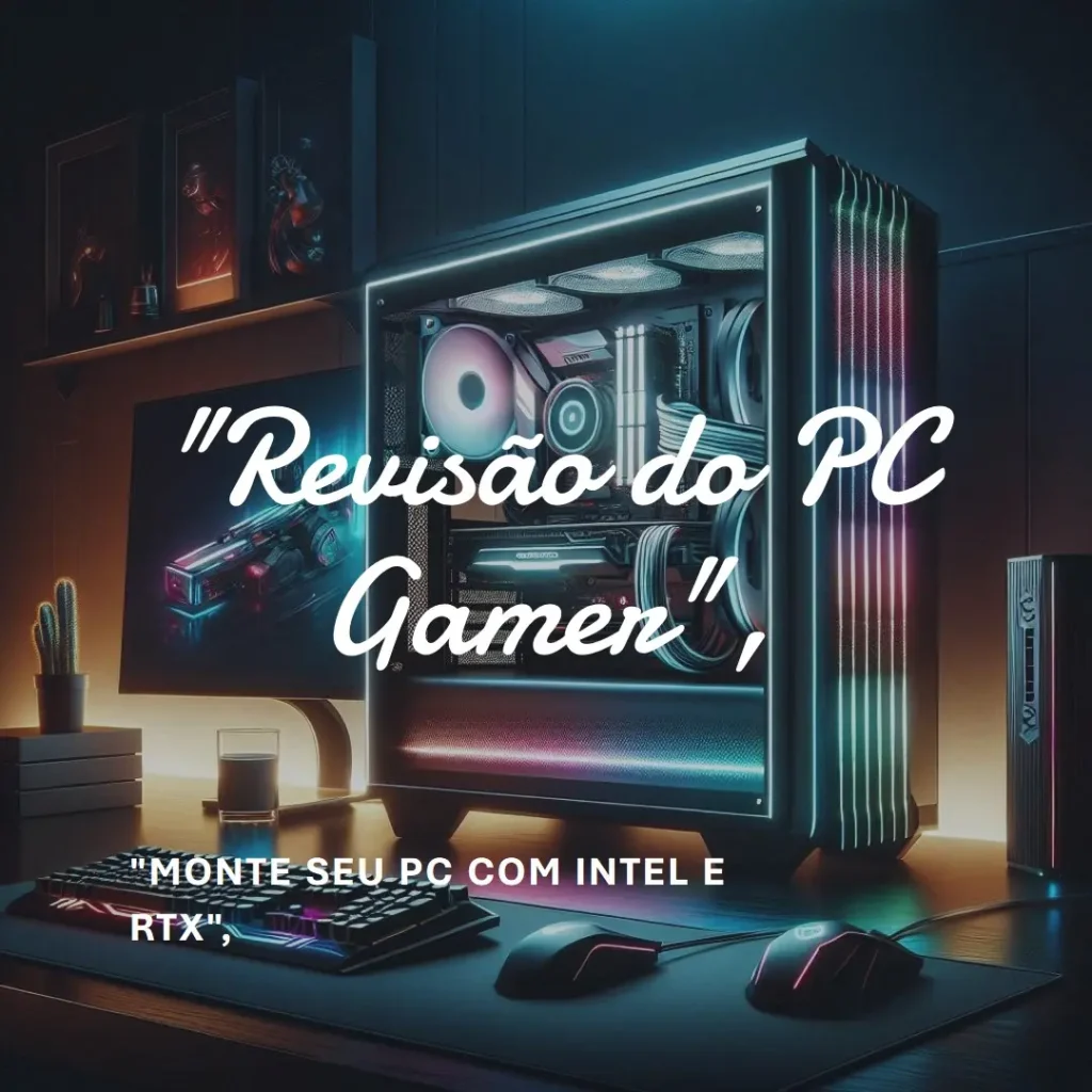 Monte seu PC: Intel i5-14600K, RTX 4060 Ti, 16GB, 512GB SSD