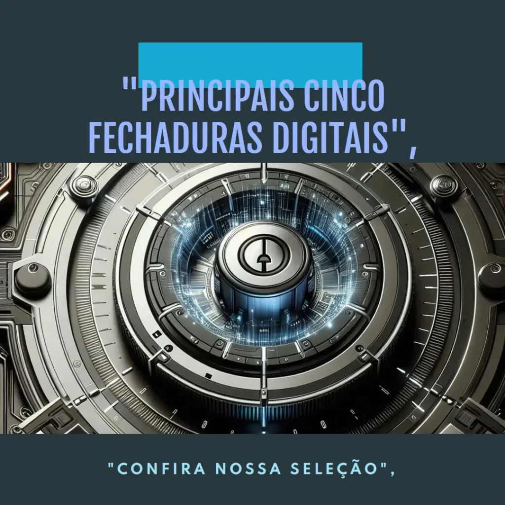 Principais Cinco fechadura digital de sobrepor