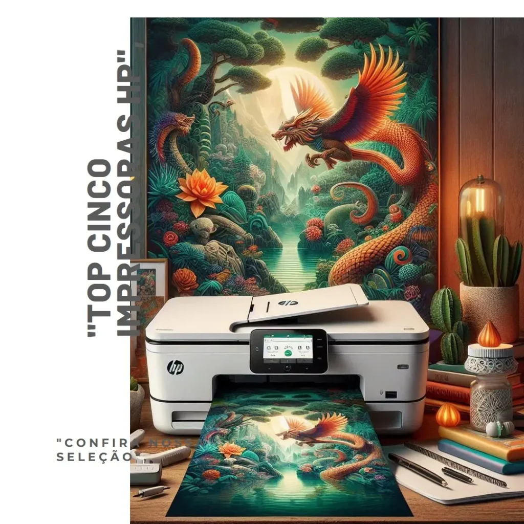 Top Cinco  impressora HP colorida laser multifuncional