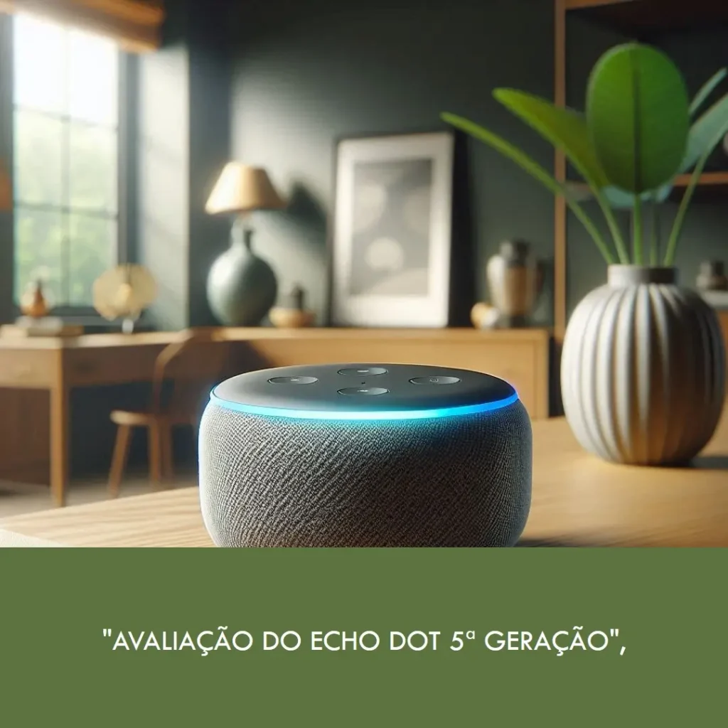 Echo Dot 5ª Geração – Melhor Som e Tecnologia Alexa
