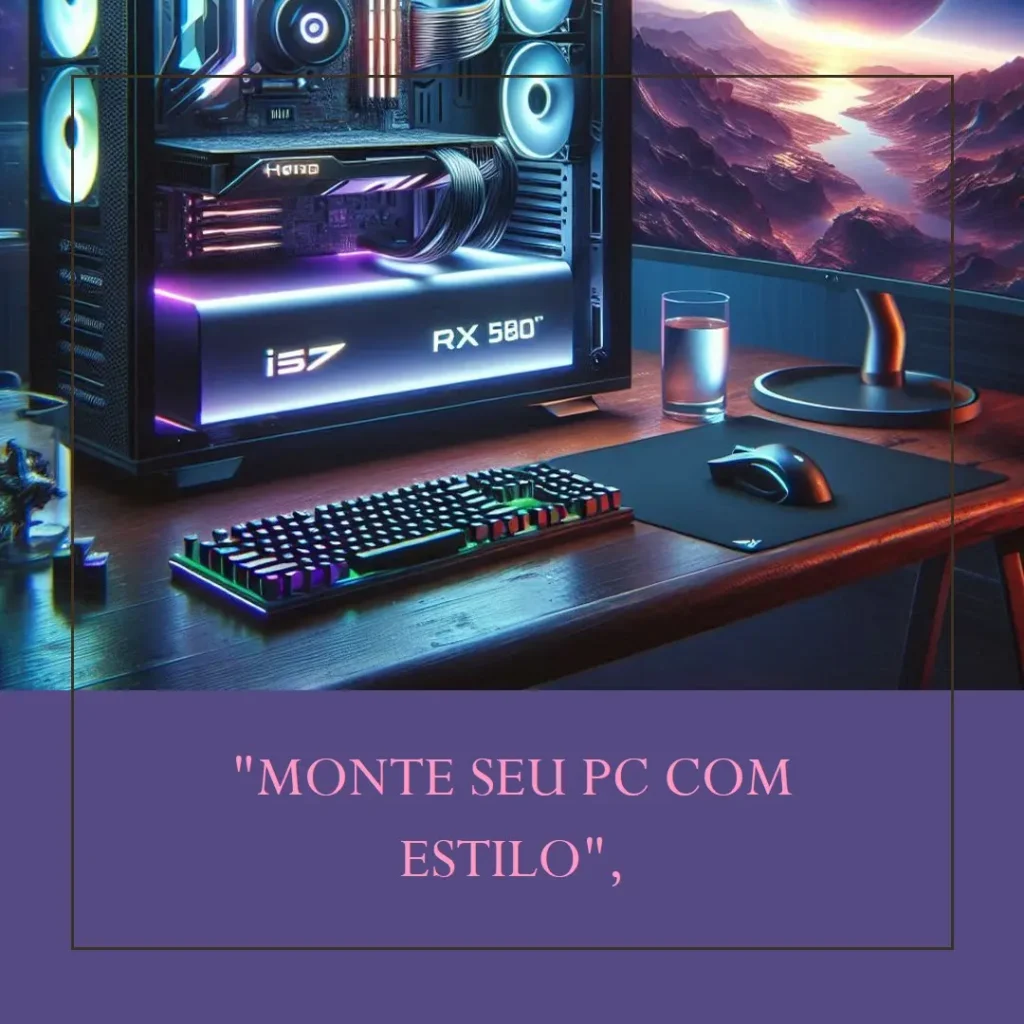 Monte seu PC: i5-10400F, RX 580, 16GB, 512GB SSD