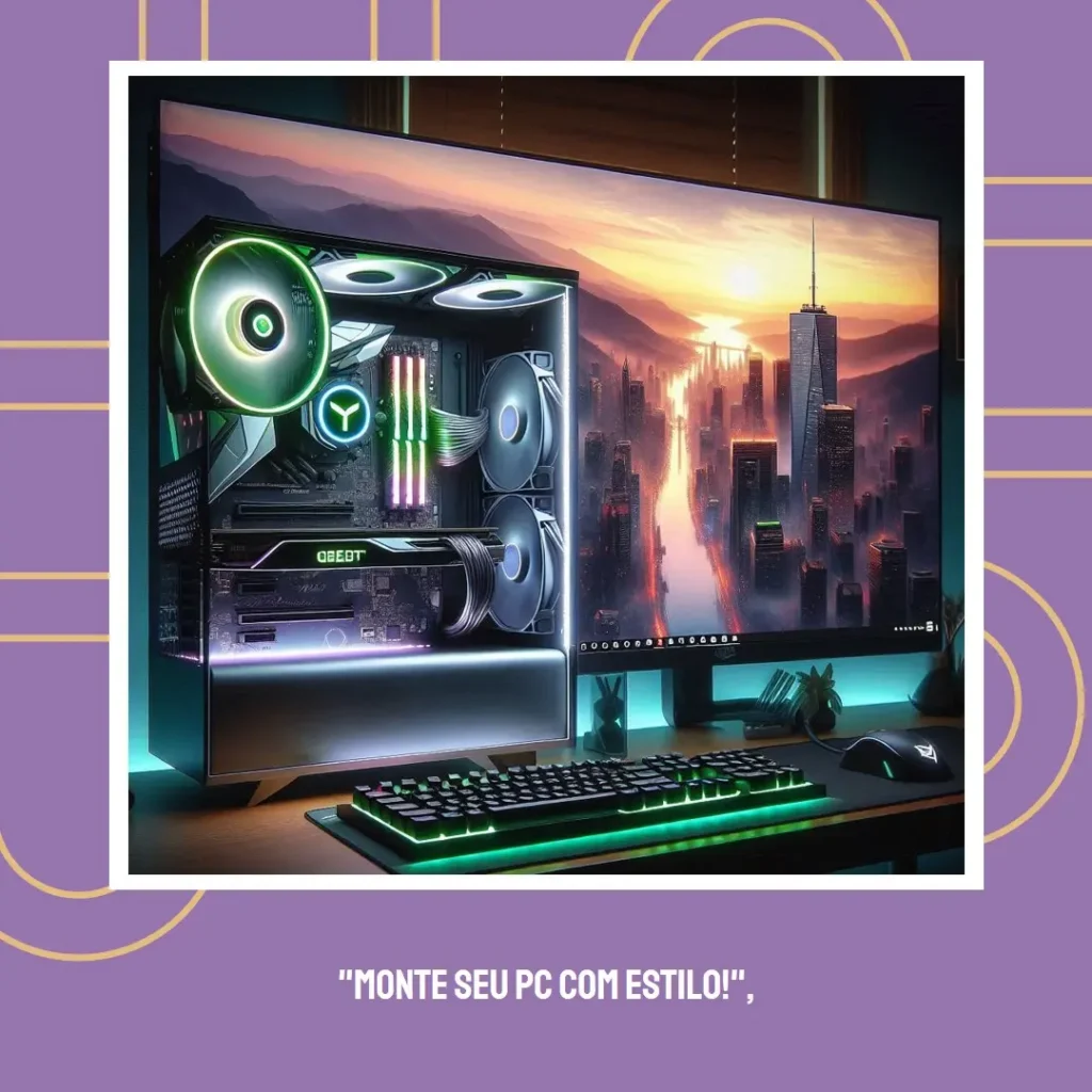 Monte seu PC: i5-10400F, RTX 2060 Super, 16GB, SSD 512GB