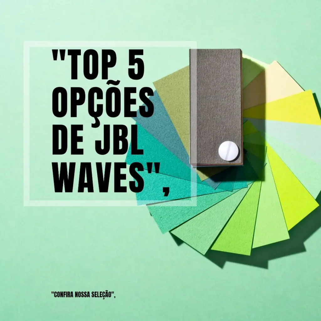 Top 5 Opções de JBL waves