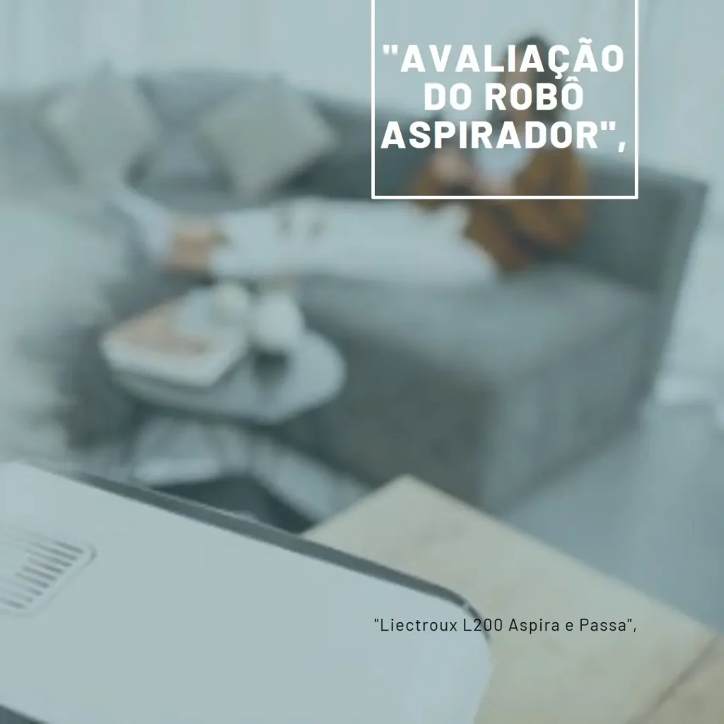 Robô Aspirador Liectroux L200 Aspira e Passa Pano