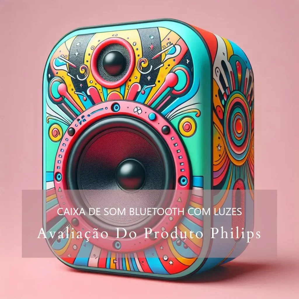 Party Speaker Philips Bluetooth com Luzes de LED e TWS