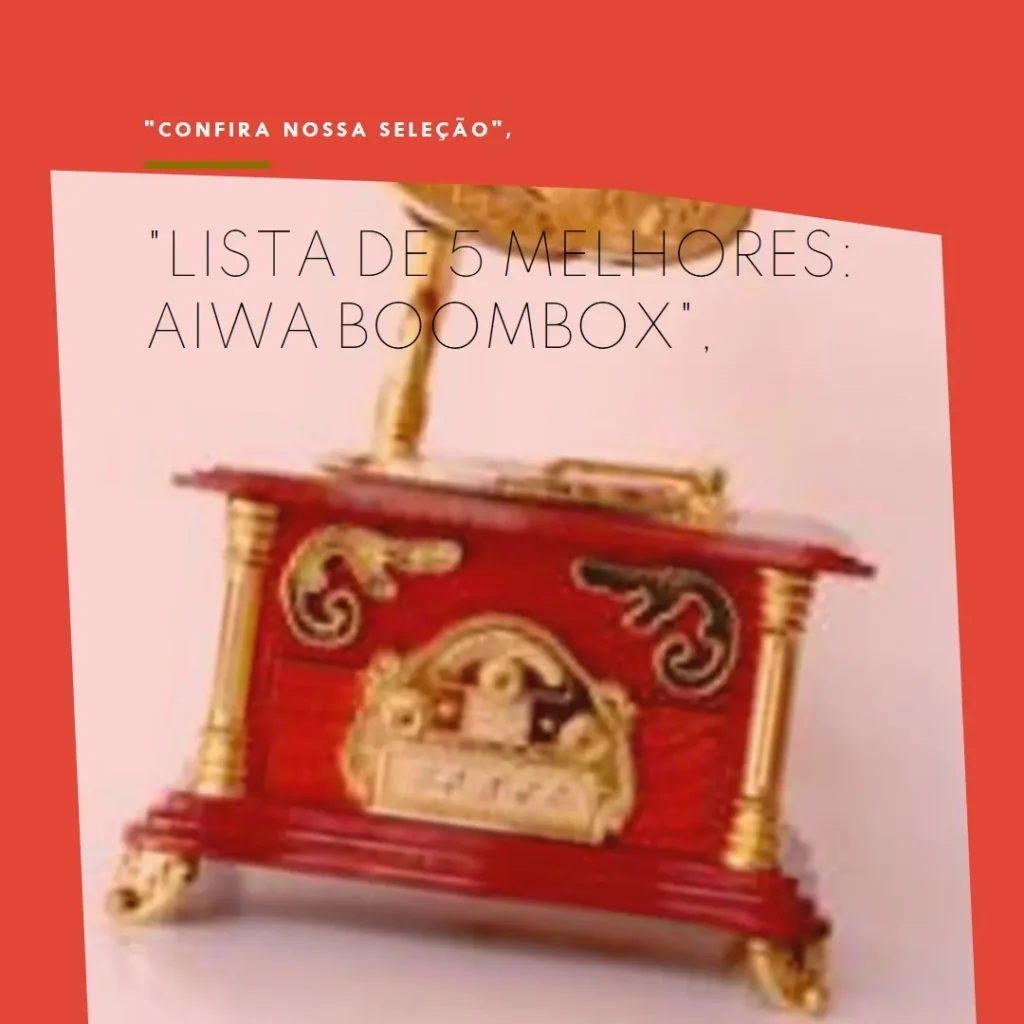 Lista de 5 Melhores: aiwa boombox