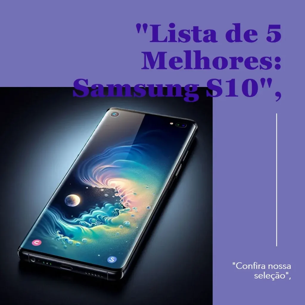 Lista de 5 Melhores: Samsung S10 plus 512gb