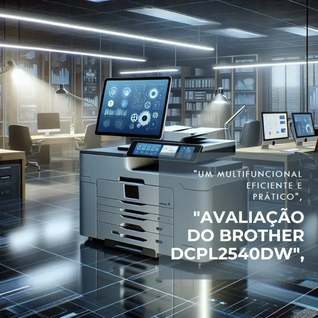 Multifuncional Brother Laser DCPL2540DW Mono: Impressão Rápida e Eficiente