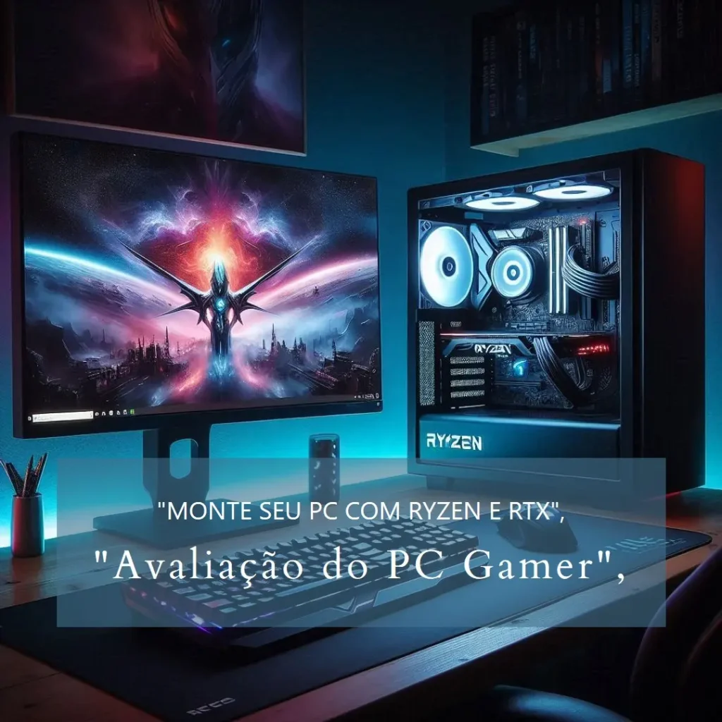 Monte seu PC: Ryzen 5 5500, RTX 3060, 16GB, 480GB SSD