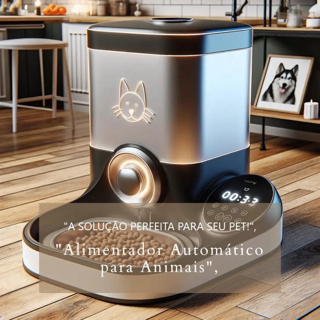 Alimentador Automático 4L com Câmera HD 1080P e Visão Noturna