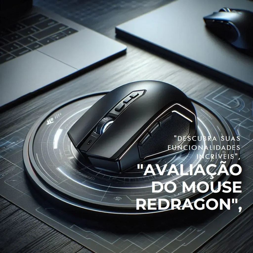 Mouse Wireless Redragon Fyzu Pro Preto: Desempenho e Precisão para Gamers
