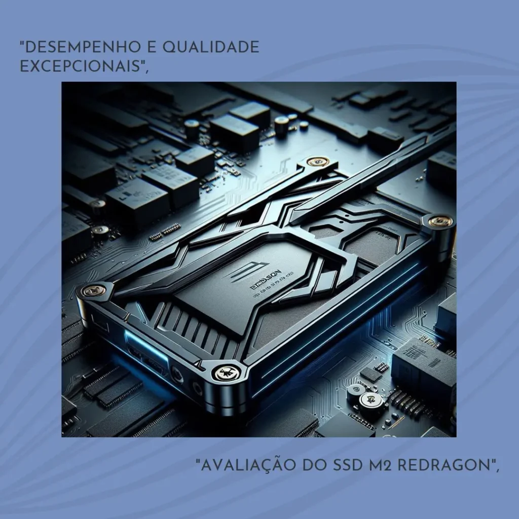 SSD M2 PCIe 4.0 Blaze Redragon 512GB: Desempenho e Alta Velocidade para Seu Computador