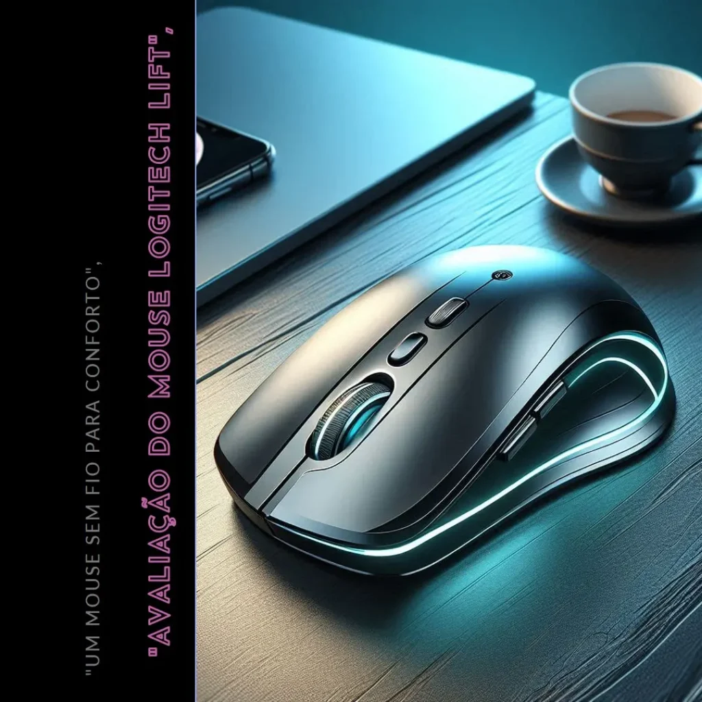 Mouse Sem Fio Logitech Lift Vertical: Design Ergonômico e Conforto
