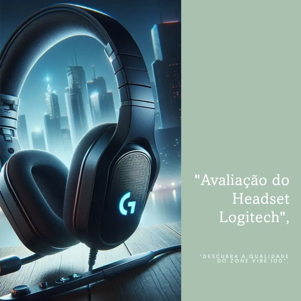 Headset Sem Fio Logitech Zone Vibe 100: Conforto e Qualidade de Áudio