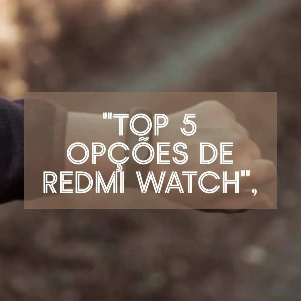 Top 5 Opções de Redmi watch 5 lite black