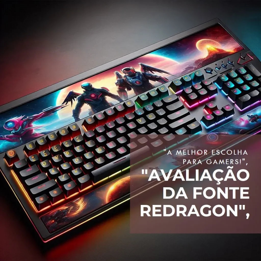 Fonte ATX Gamer Redragon RGPS 600W 80 Plus Bronze PFC Ativo