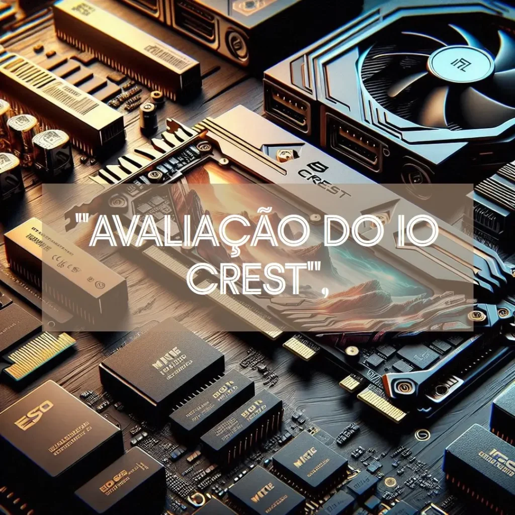IO Crest Placa de Expansão Quad M.2 NVMe PCIe x16