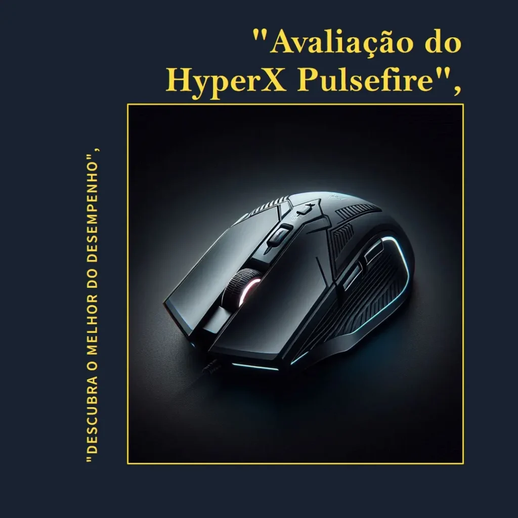 HyperX Pulsefire Surge Mouse para Jogos, Preto, Até 16000 dpi