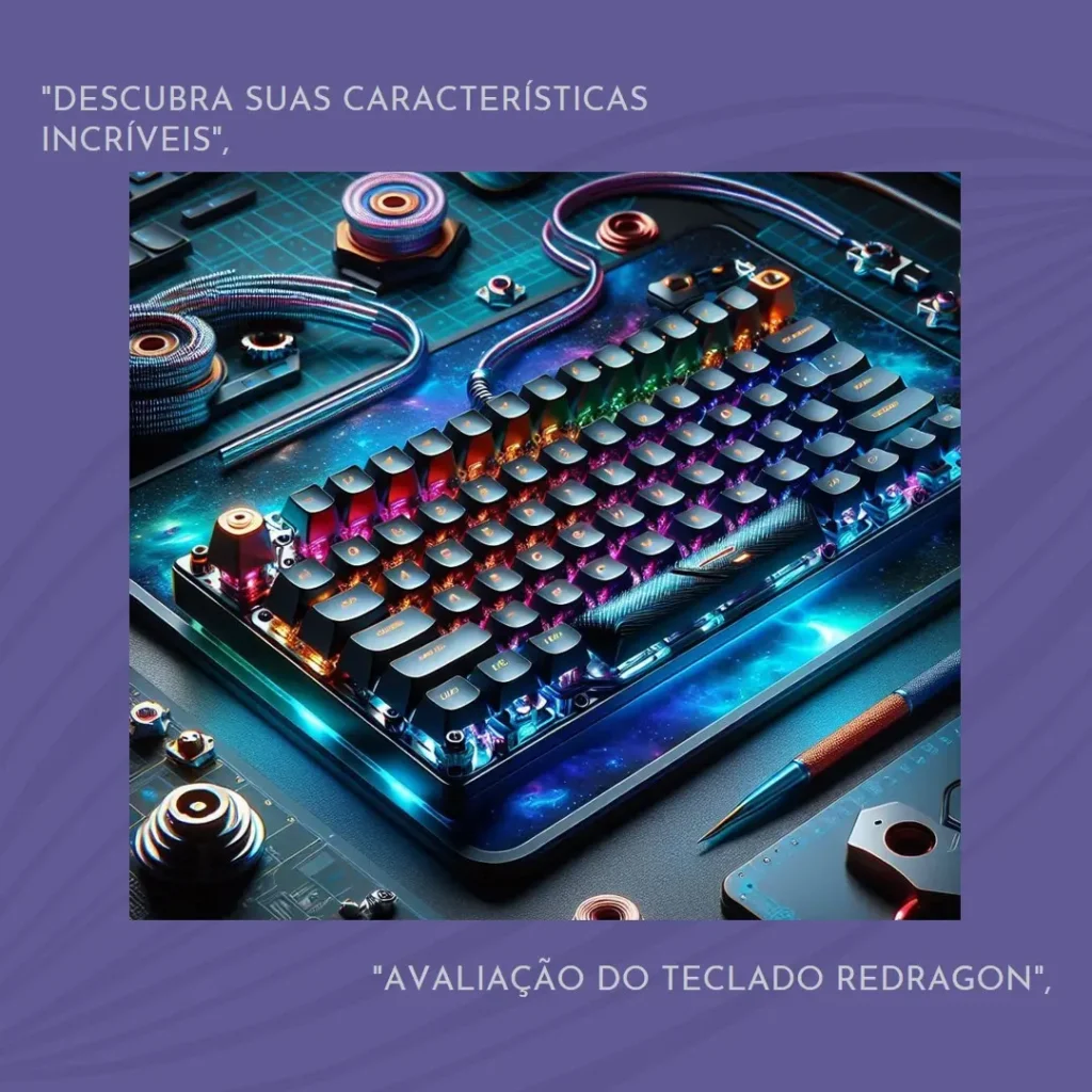 Review do Teclado Mecânico Gamer Redragon K568W-R (PT-BLUE) Dark Avenger