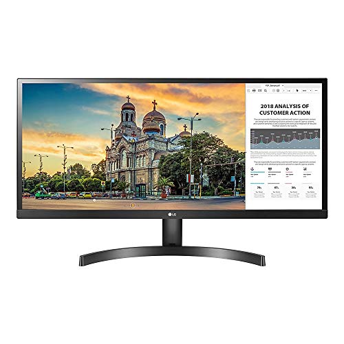 LG 29" 29Wk500-P LED Ips Monitor LCD Dual HDMI Ultrawide 21: 9 Amd Freesync Screesync Split 2.0 - Preto