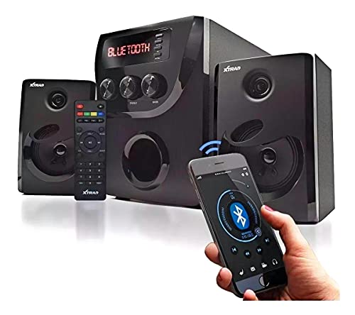 Micro System Caixa De Som 2.1 Bluetooth 1000w Bivolt Xtrad XDG-13