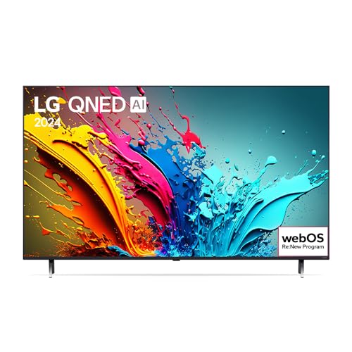 Smart TV 4K 50" LG QNED 50QNED85T Processador α8 AI Painel 120Hz Quantum Dot Nanocell Local Dimming Design Super Slim FreeSync webOS 24