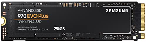 SSD Samsung 970 EVO Plus NVMe M.2 MZ-V7S250B/AM, tecnologia V-NAND, 250 GB