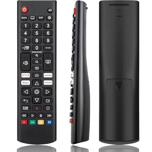 Substituição de controle remoto universal compatível com LG TV All UHD LED OLED QNED NanoCell 3D 4K 8K Smart TVs - sem necessidade de configuração