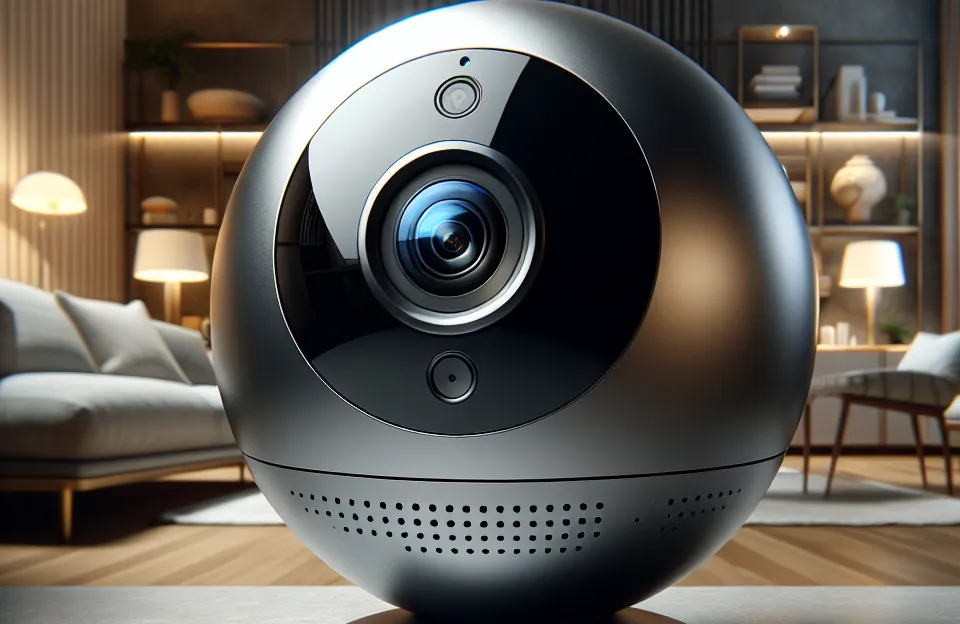 Câmera Inteligente Interna 360° com Visão Panorâmica e Alexa