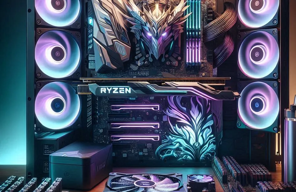 Monte seu PC: Ryzen 7 5800XT, RTX 4070 Ti Super, 32GB, 1TB SSD