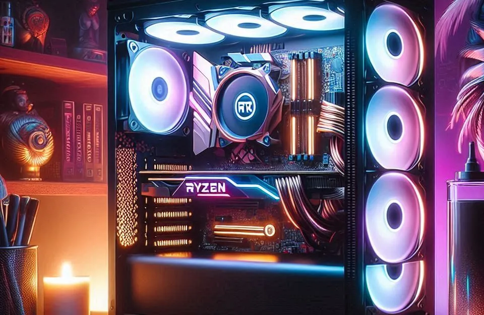 Monte seu PC: Ryzen 5 7600, RTX 4080 Super, 32GB, 1TB SSD