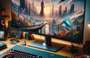 Monitor Gamer Widescreen 32” com 165Hz e FreeSync