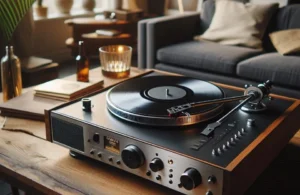 Toca-Discos Belt-Drive com Bluetooth e Alta Fidelidade